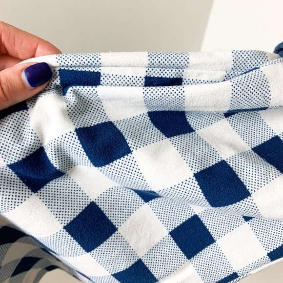 Calvin Klein fleece pj lounge set blue white pants lone sleeve graphic shirt M - Picture 5 of 8